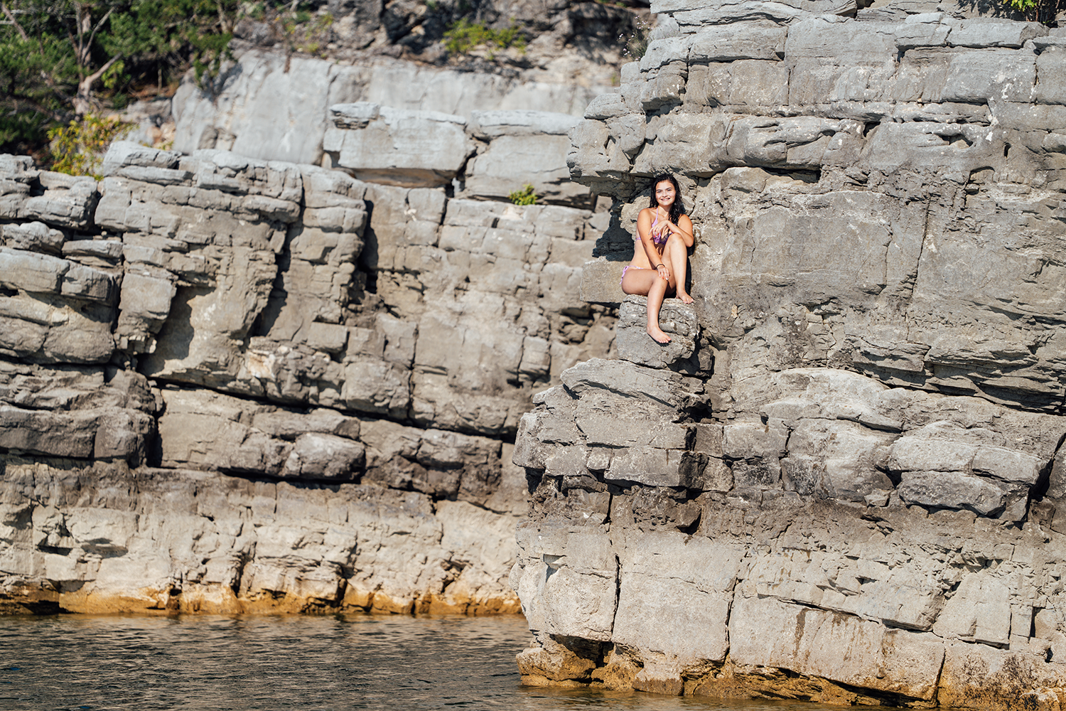 Hanging out on the bluff.