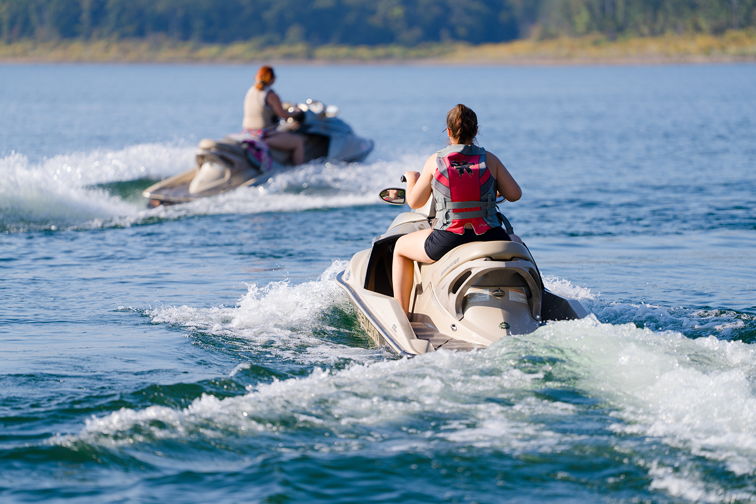 Jet ski on Norfork Lake